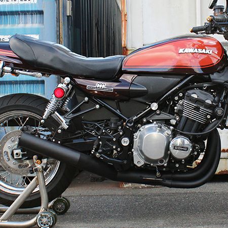 Z900RS 知らせる Kファクトリー CLR-R＋ラウンド フルチタンマフラー 