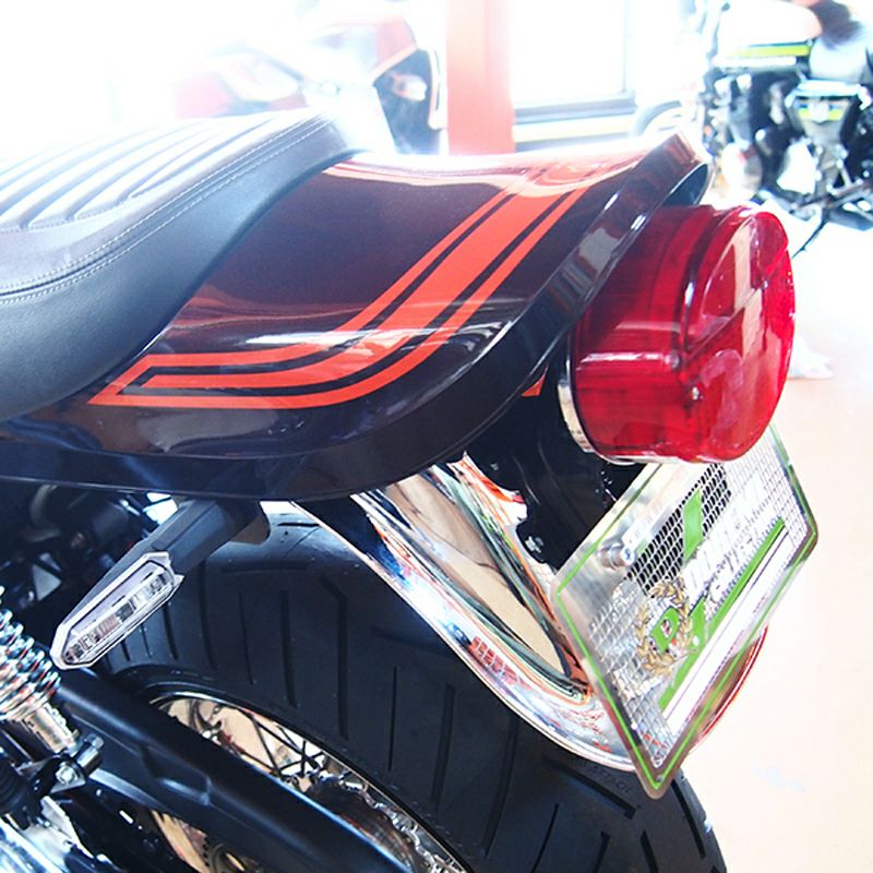 カワサキ Z900RS/CAFE Z1タイプ STD鉄メッキリアフェンダーキット 