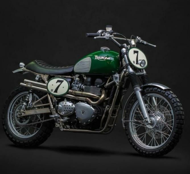 トライアンフ 空冷 ボンネビル T100 スクランブラー ハンドルバー クローム グリーンレジェンド FCRオリジナル | バイクカスタムパーツ専門店  モトパーツ(MOTO PARTS)