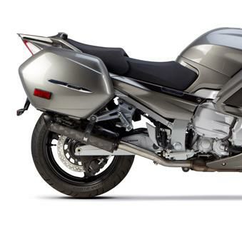 FJR1300 06-22 M2 ブラックカーボンスリップオン ディアルマフラー Two