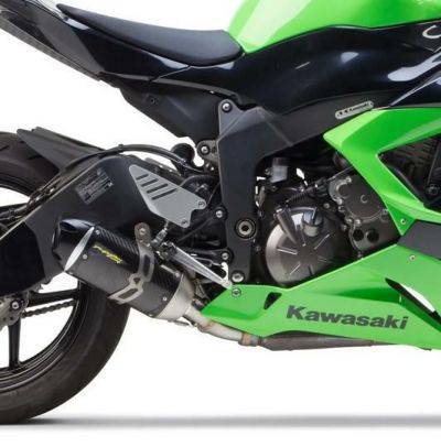 ZX-6RR 09-22 S1R カーボン スリップオンマフラー Two Brothers Racing 