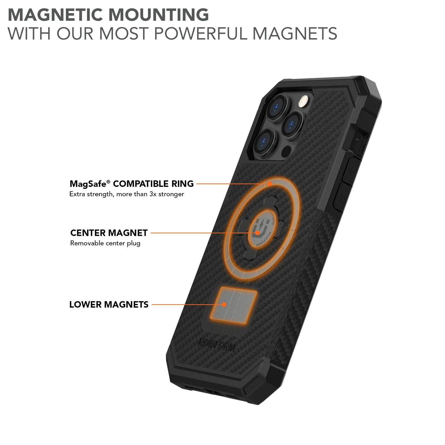 セール】ROKFORM iPhone14 Pro Max Rugged バイク用スマホホルダー