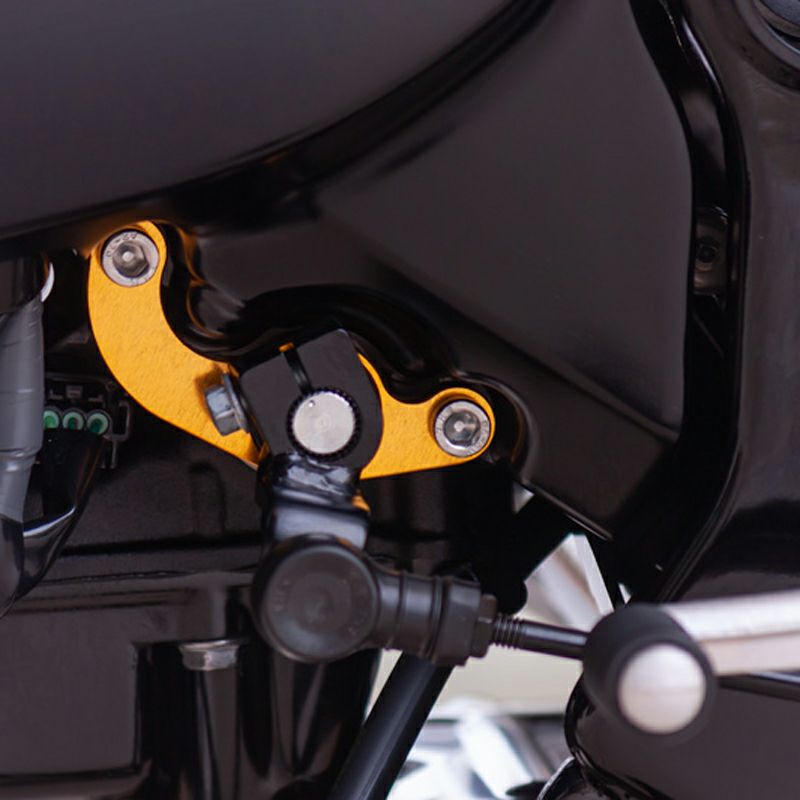 【送料0円】 カワサキ ARCHI ゴールド チェンジロッドリテーナー Z900RS/CAFE パーツ