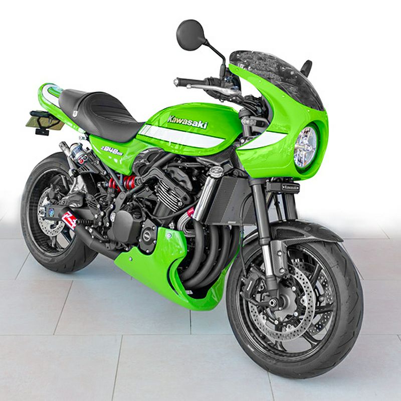 カワサキ Z900RS/CAFE チンスポイラー ライムグリーン ARCHI | バイク 