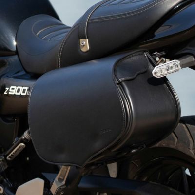 カワサキ Z900RS/CAFE シンセティックレザーサドルバッグ 9L