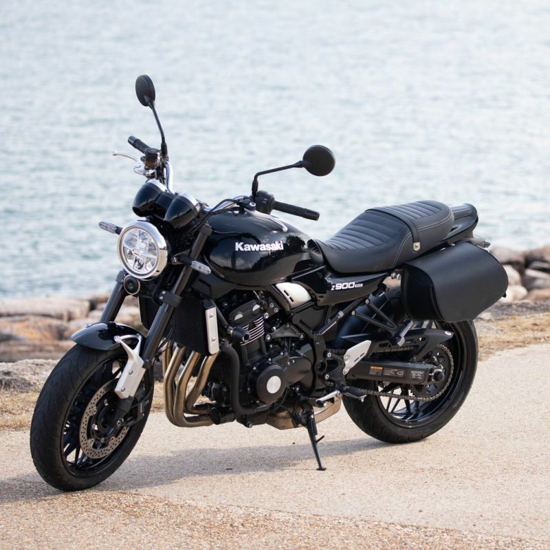 カワサキ Z900RS/CAFE シンセティックレザーサドルバッグ 9L
