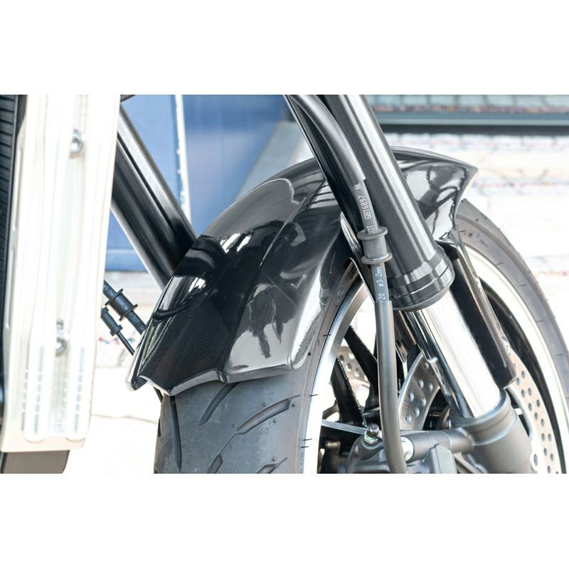 カワサキ Z900RS/CAFE FRPフロントフェンダー 未塗装(黒ゲル) アーキ