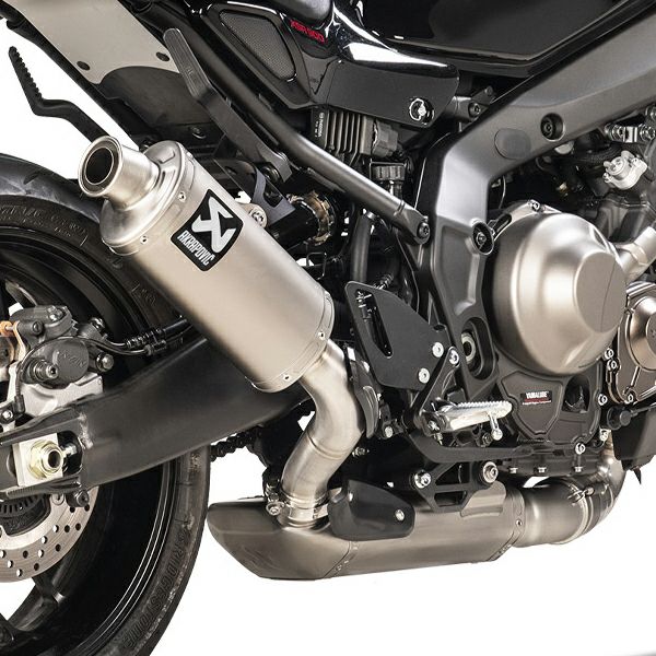 ヤマハ XSR900 レーシングライン チタン フルエキゾーストマフラー(JMCA) AKRAPOVIC | バイクカスタムパーツ専門店  モトパーツ(MOTO PARTS)