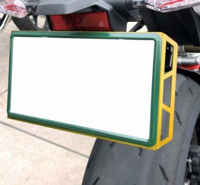 BMW S1000RR/M1000RR ナンバープレートホルダー ベース ゴールド FEED