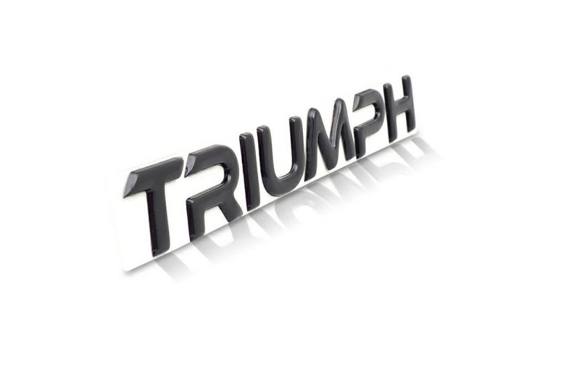 トライアンフ TRIUMPH 3Dロゴステッカー タンクエンブレム