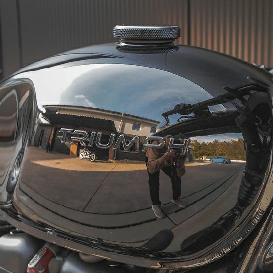 トライアンフ TRIUMPH 3Dロゴステッカー タンクエンブレム