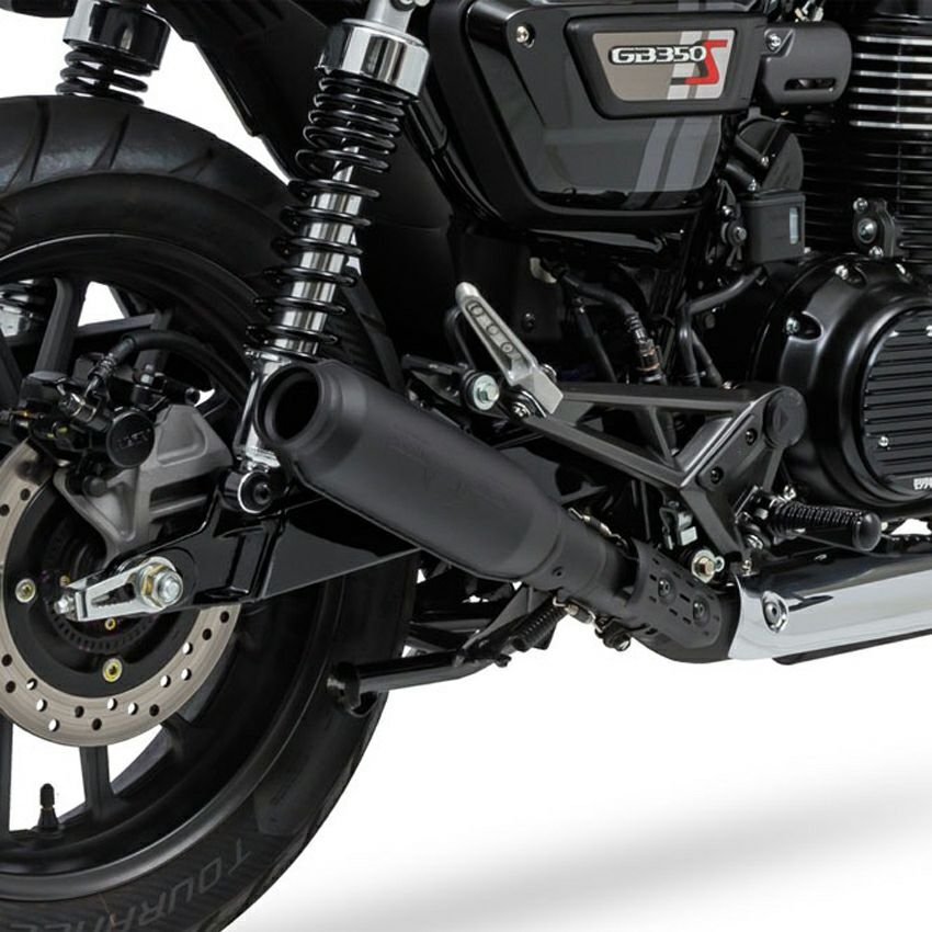 ホンダ GB350、GB350S MONSTER スリップオンマフラー(JMCA) ブラック 