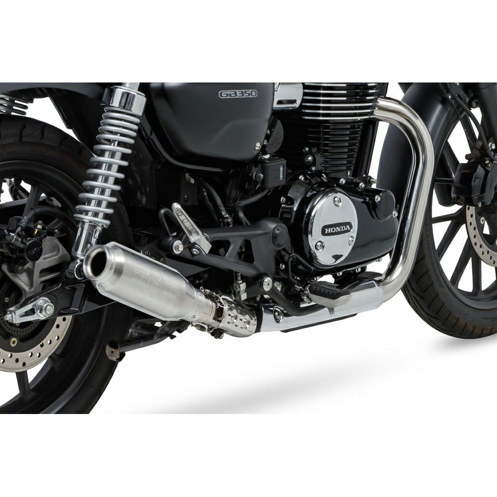 ホンダ GB350、GB350S MONSTER スリップオンマフラー(JMCA) シルバー 