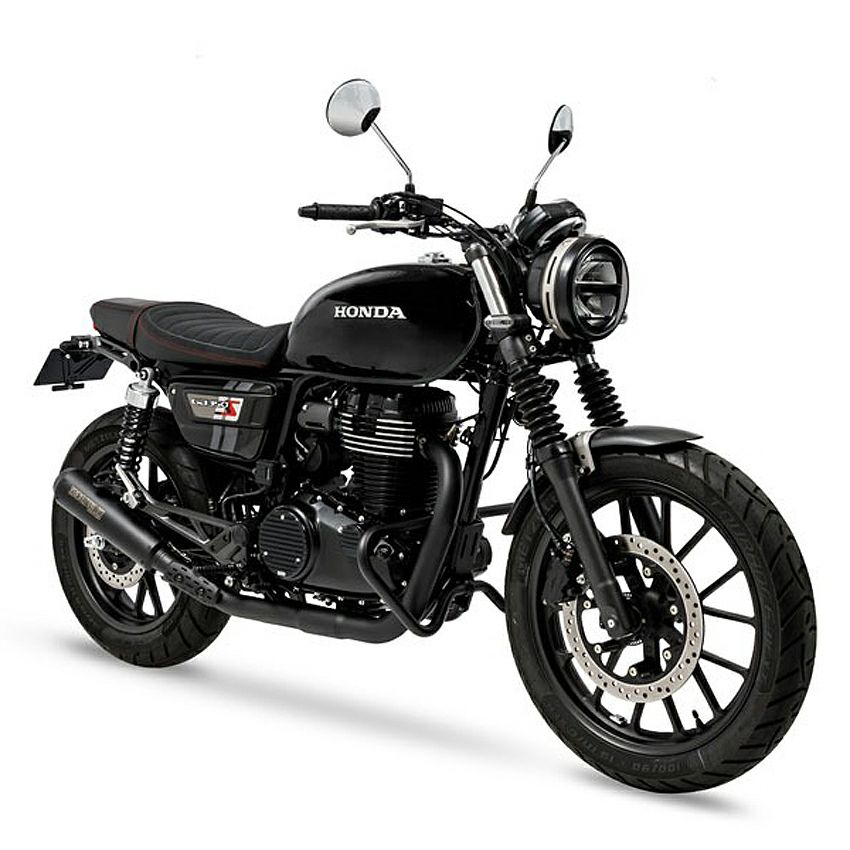 ホンダ GB350S BRS フロントエキゾーストパイプ ブラック MORIWAKI 