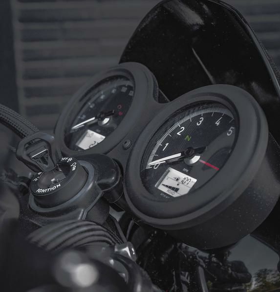 トライアンフ スピードツイン スラクストン ヴィンテージ メーター