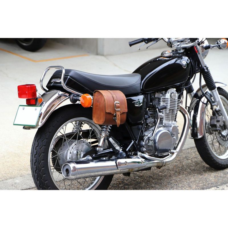 正規品/デグナー SB-103 レザーサドルバッグ (ブラウン) DEGNER バイク