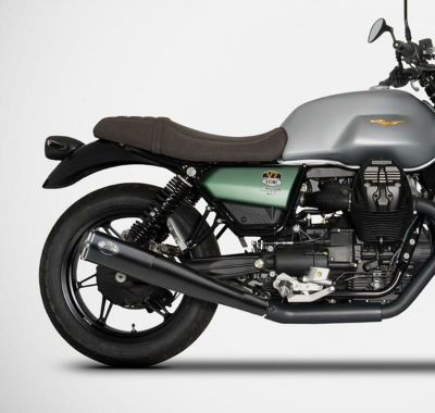MOTO GUZZI(モトグッチ)  V7 850 レーシングスリップオンマフラーブラックコーティング  ZARD