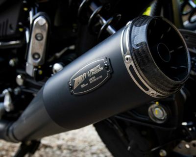 MOTO GUZZI(モトグッチ)  V7 850 スリップオンマフラー ブラックコーティングリミテッドエディション EURO5適合Eマーク付 ZARD