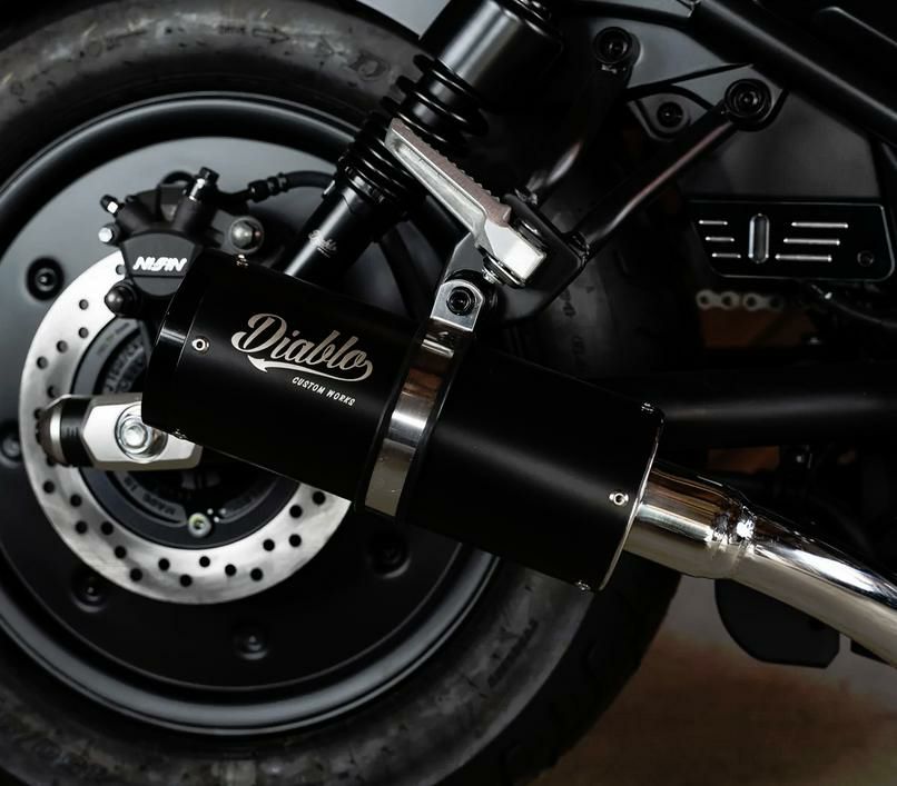 レブル250/300/500 スリップオンマフラー ディアブロカスタム K-SPEED  