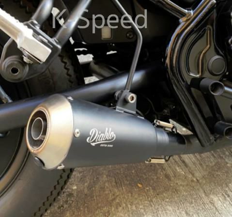 レブル500 -2020 スリップオンマフラー ディアブロカスタム K-SPEED 