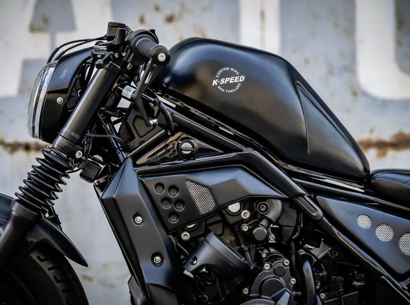 レブル250/300 サイドカバー エンジンカバー K-SPEED | バイクカスタム 