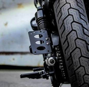 レブル250/300/500 ナンバー移設 ステー ブラックアーマー K-SPEED 