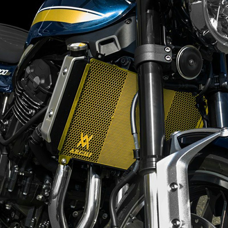 Z900RS ラジエターコアガード)ver.ARCHIゴールド ヘックスコアプロテクター(ラジエターコアガード)ver.ARCHIに
