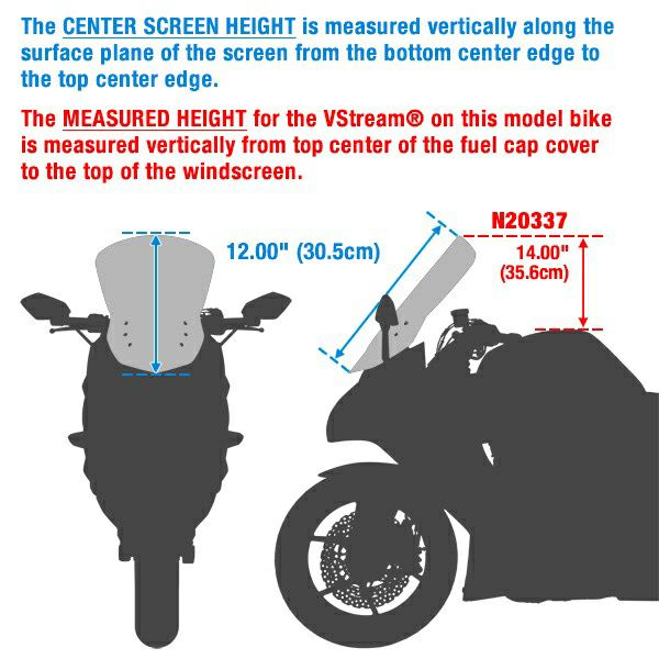 ヤマハ テネレ700 VStream スポーツ スクリーン ウインドシールド ライトスモーク ナショナルサイクル | バイクカスタムパーツ専門店  モトパーツ(MOTO PARTS)