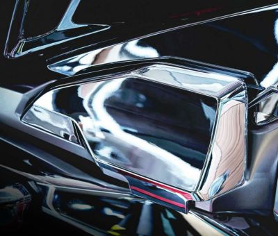ゴールドウイング GL1800 2018- ウインカーミラーカバー クローム