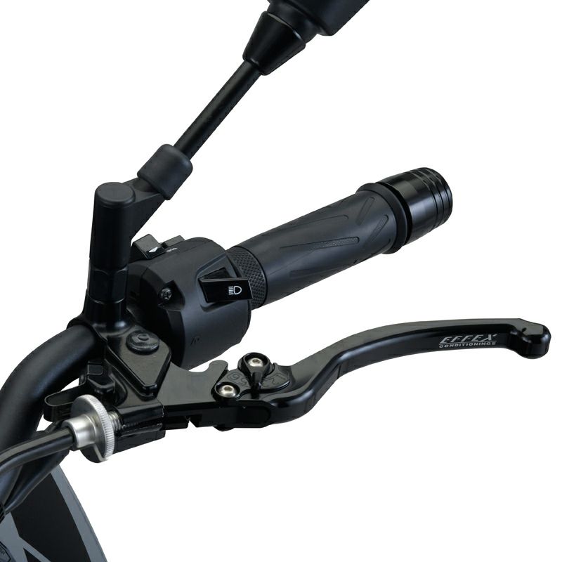 ヤマハ YZF-R25/3、MT-25/03 スムースフィットレバーセット(ブラック