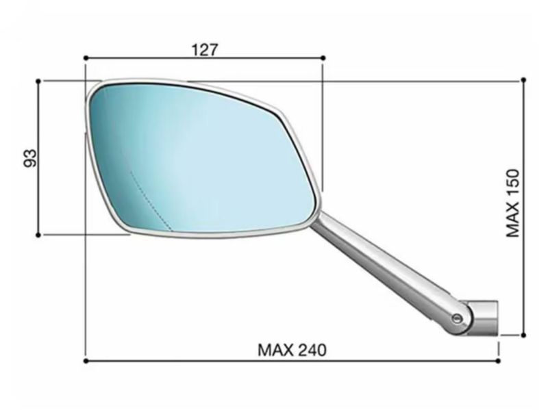 rizoma　4Dミラー　左右セット rizoma 汎用ミラー「4D」 左側 リゾマ | バイクカスタムパーツ
