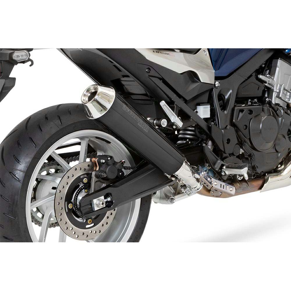 ホンダ HAWK11 NEO CLASSIC スリップオンマフラー JMCA(ブラックパール