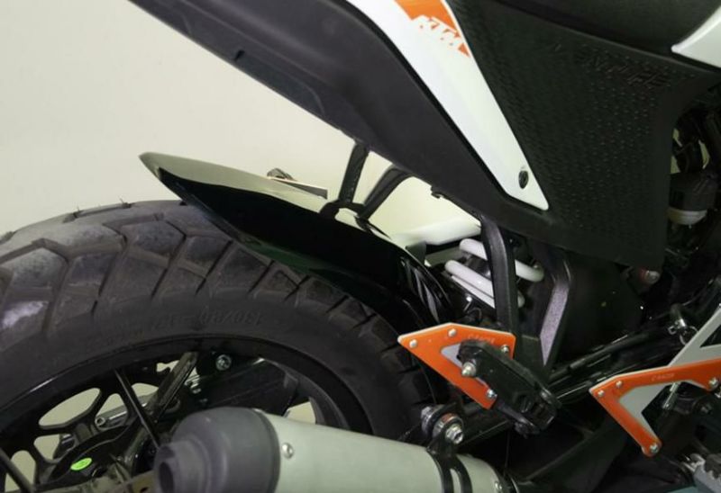 KTM 390アドベンチャー チェーンガード & リアハガー シルバー C-RACER