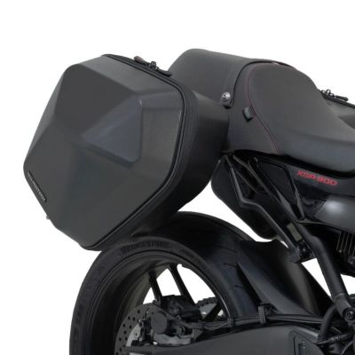 ヤマハ XSR900 2022- サイドバッグ ステー付 レジェンドギア ブラック ...