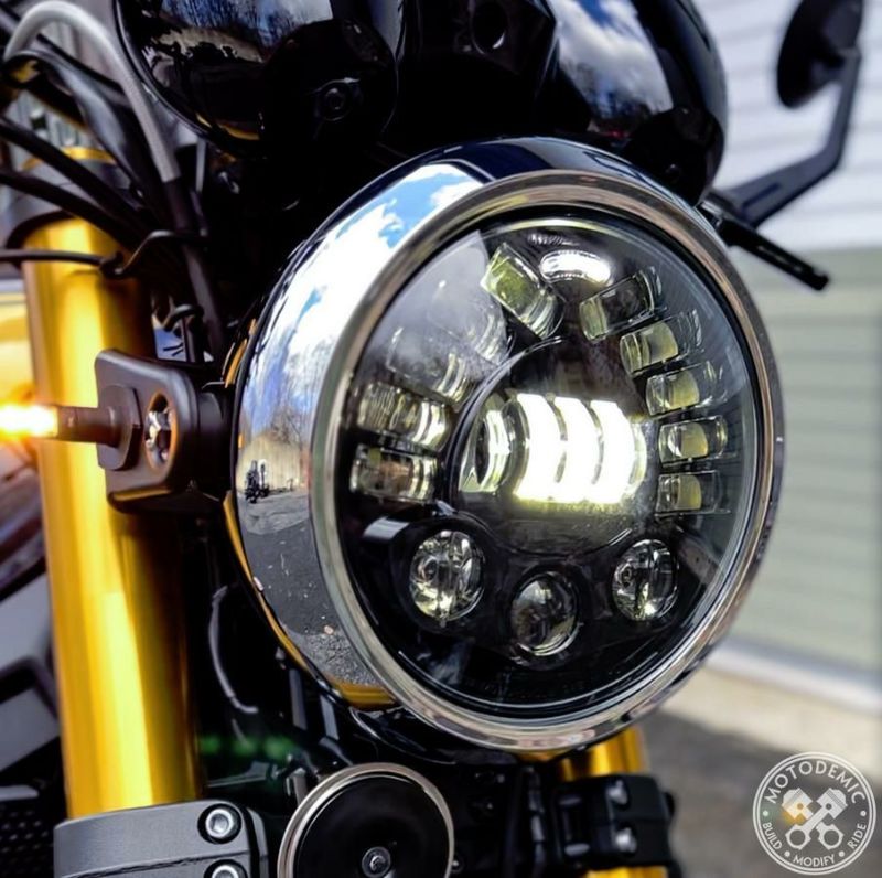 カワサキ Z900RS LEDヘッドライト EVO-S コンバージョンキット ブラック MOTODEMIC (モトデミック) |  バイクカスタムパーツ専門店 モトパーツ(MOTO PARTS)