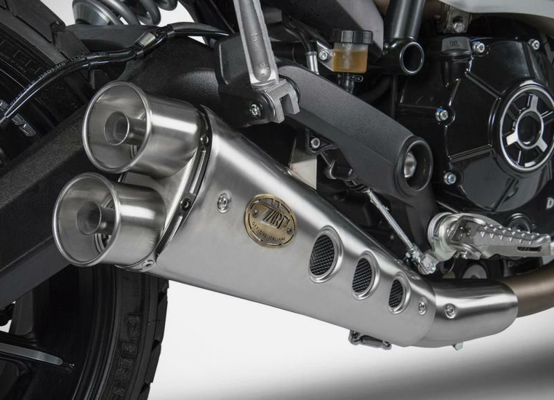 DUCATI スクランブラースリップオンマフラー 2021- LOW MOUNTED レース