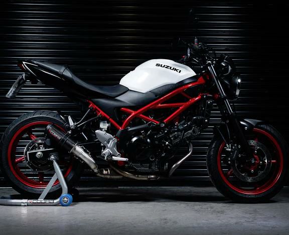 スズキ SV650 2016- スリップオンマフラー カーボン 