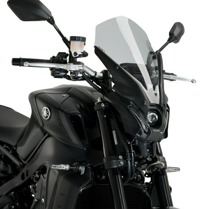 MT-09 2021- スクリーン ウインドシールド ツーリング スモーク プーチ 