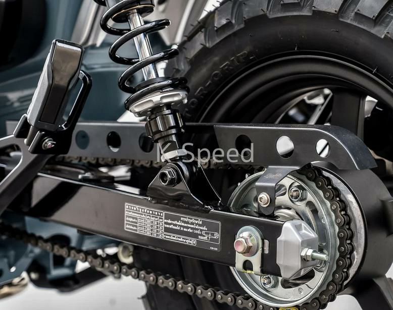 Dax 125 チェーンカバー DX015 ブラック K-SPEED | バイクカスタムパーツ専門店 モトパーツ(MOTO PARTS)
