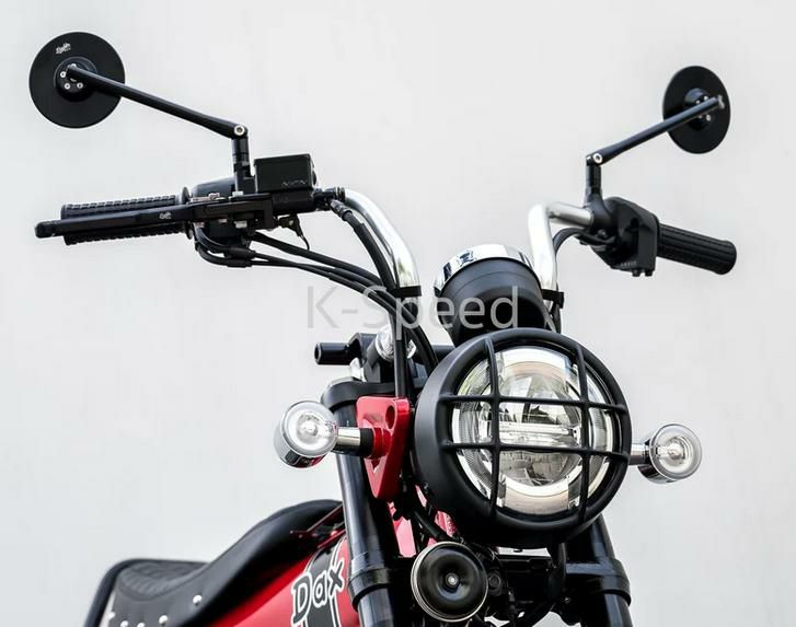 Dax 125 ミラー DX010 ブラック K-SPEED | バイクカスタムパーツ専門店 