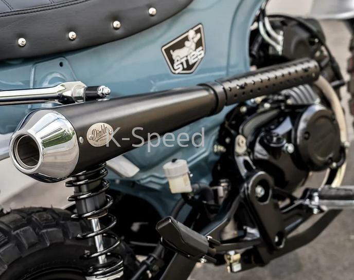 Dax 125 ステンレスマフラー DX009 K-SPEED | バイクカスタム