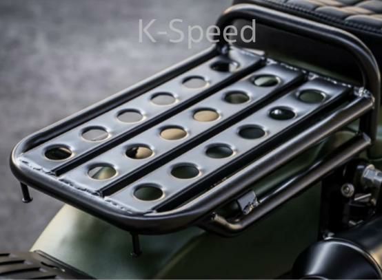 ハンターカブ CT125 リアキャリア 丸穴タイプ ブラック K-SPEED 