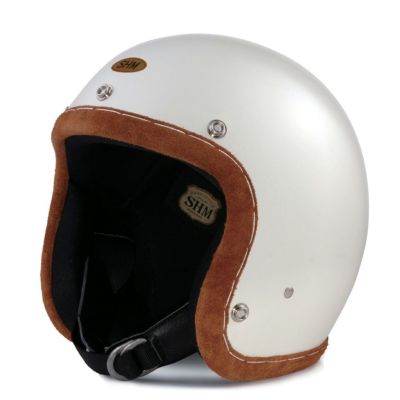 SHM ハンドステッチ ジェットヘルメット Lot-101 アイボリー