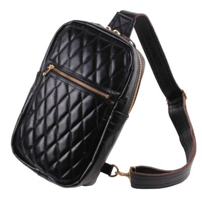 SHM レザー ボディバッグ ブラック | バイクカスタムパーツ専門店