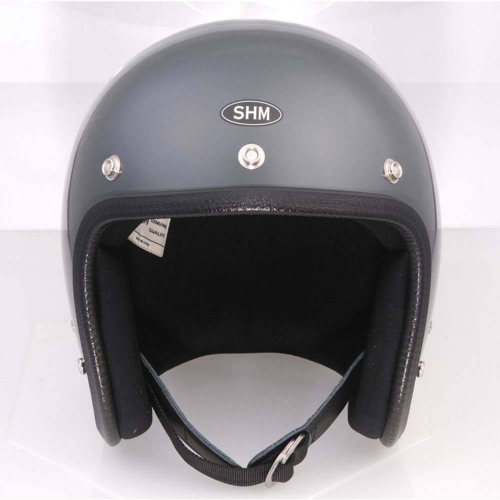 SHM Genuine ジェットヘルメット ガンシップグレー | バイクカスタム 