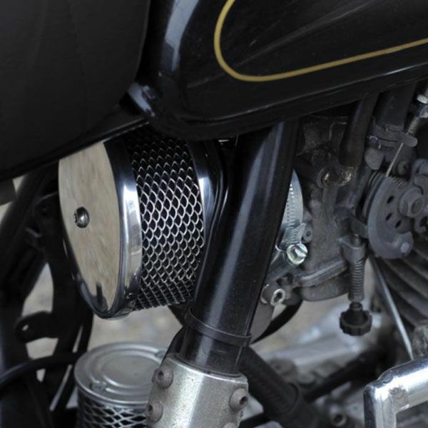 ヤマハ SR400/500 新型オールドタイプエアクリーナー モーターロック 