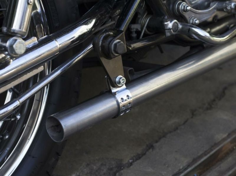 ヤマハ SR400/500 オールドスタイル手曲げマフラー ベアメタル ヤマハ SR400/500 オールドスタイル手曲げマフラー ベアメタル