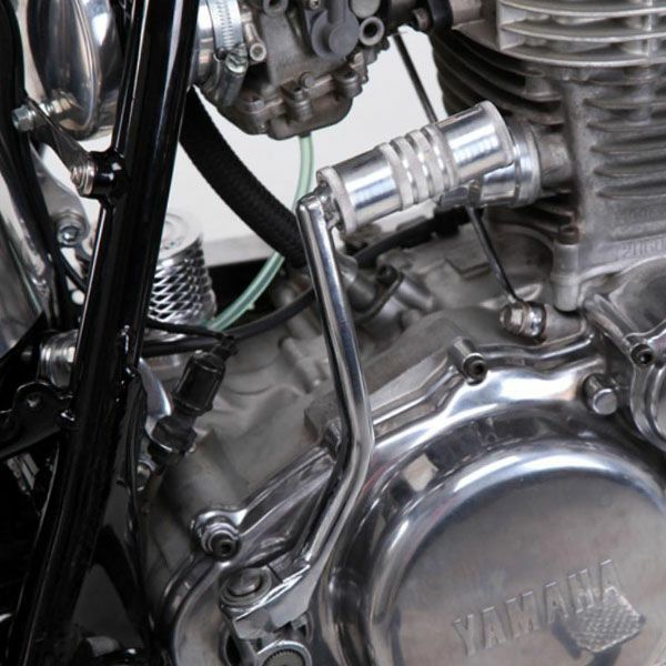 ヤマハ SR400/500 ビレットキックペダル アルミ モーターロック 