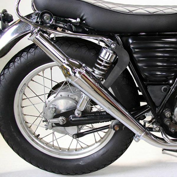 SR400　ツーパーセンター　汎用トランペットマフラーバイク