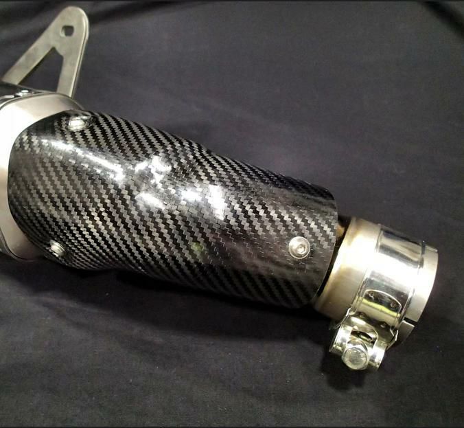 H2 SE/SX 18- パニアケース装着車 カーボンエンド チタン スリップオン H2 SE/SX 18- パニアケース装着車 カーボンエンド チタン スリップオン